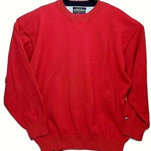 Tommy Hilfiger Men's XL Golf Sweater Red vtg